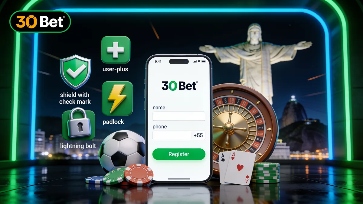 Como se Cadastrar e Começar a Apostar no 30 bet — 30 bet no Brasil